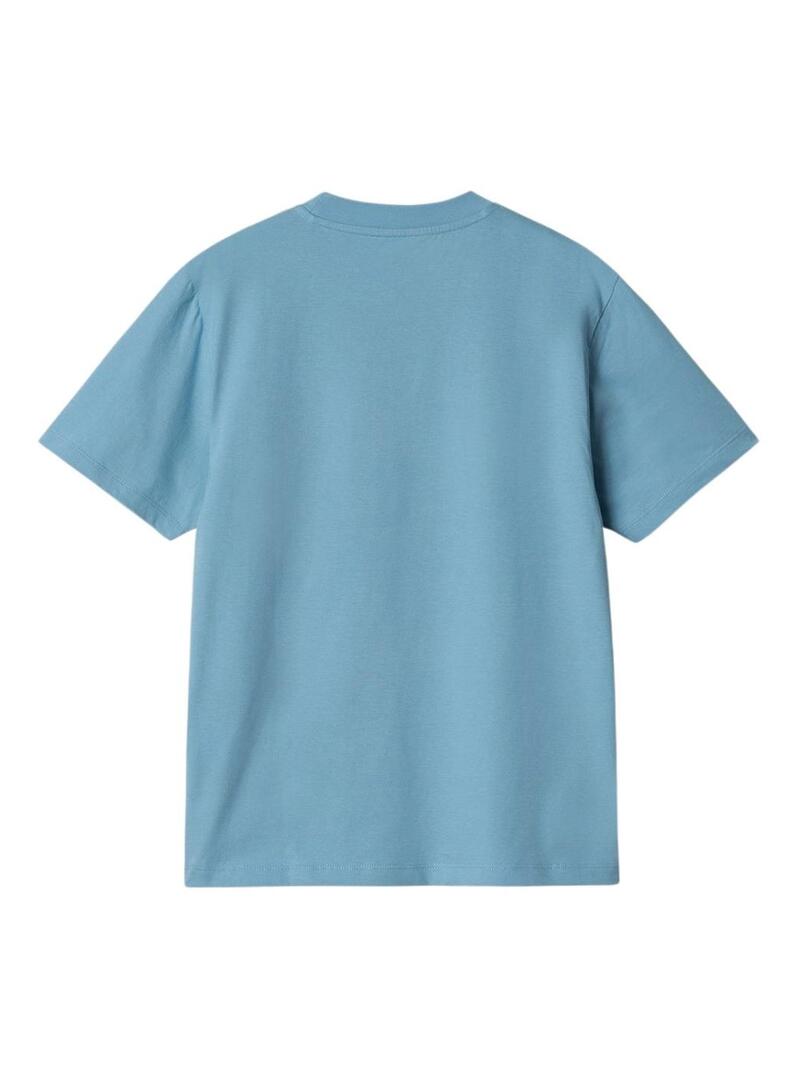 Maglietta Carhartt Script blu per donna