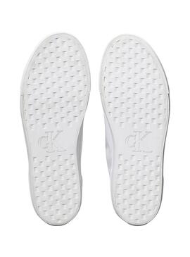 Sneakers Calvin Klein Flatform Low bianche da donna.