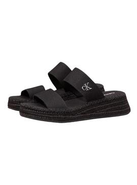 Sandali Calvin Klein Sporty neri per donna.