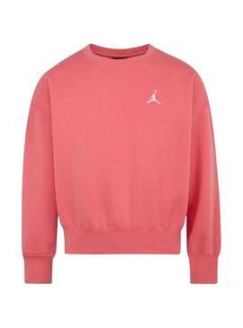 Felpa Jordan Brooklyn Essential rosa per ragazza