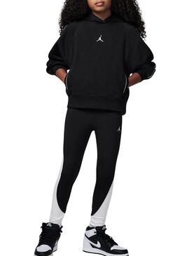Felpa Jordan Dri-FIT Sport nera per ragazza.