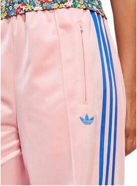 Pantaloni da tuta Adidas Classic Firebird rosa per donna