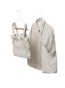 Giacca 2 pezzi Mayoral beige per bambina