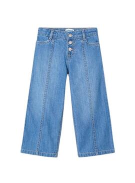 Pantaloni in denim blu Mayoral per bambina