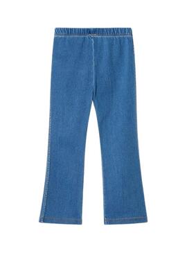 Leggings Mayoral flare denim blu per bambina