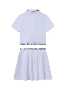 Set Mayoral gonna e polo blu per bambina