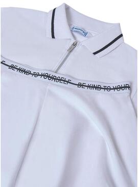 Set Mayoral gonna e polo blu per bambina