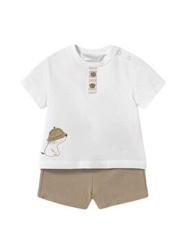 Set 4 pezzi Mayoral Frappe beige per bambini
