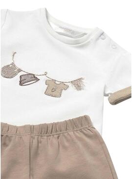 Set 4 pezzi Mayoral Frappe beige per bambini