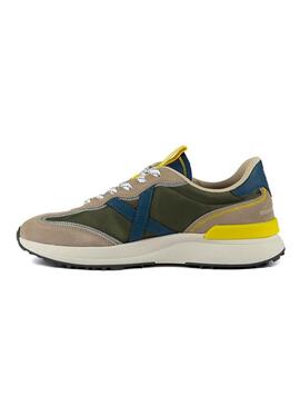 Scarpe da ginnastica Munich Dynamix verde per uomo.