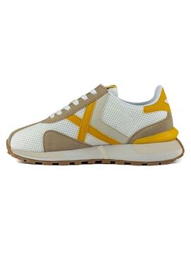 Scarpe da ginnastica Munich Sapporo gialle per uomo