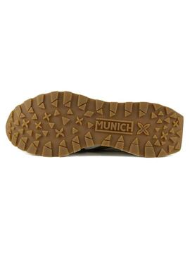 Scarpe da ginnastica Munich Sapporo verdi per uomo