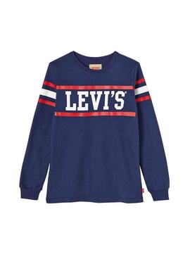 T-Shirt Levis Ninettes Blue Bambino