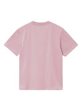 Maglietta Carhartt Script rosa per donna