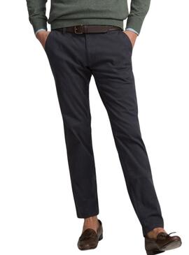 Pantaloni cinesi Silbon Sport blu scuro per uomo.