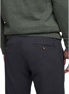Pantaloni cinesi Silbon Sport blu scuro per uomo.