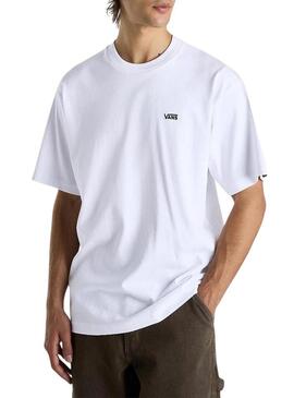 Maglietta Vans Left Chest II bianca per uomo