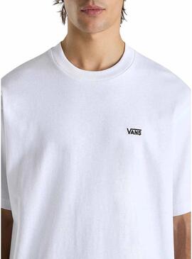Maglietta Vans Left Chest II bianca per uomo