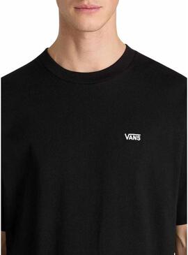 Maglietta Vans Left Chest II nera per uomo.