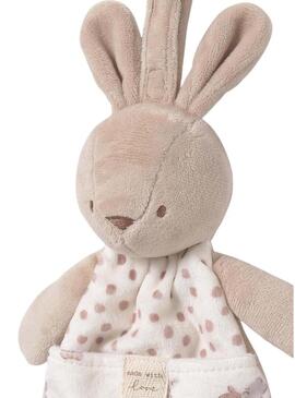 Peluche Mayoral beige con ciuccio per bambino