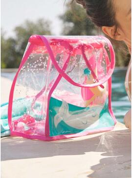 Zaino Mayoral da spiaggia rosa sirena per bambina