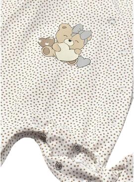 Pigiama lungo Mayoral beige biscotto per bambino.