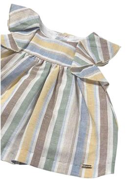 Abito a righe in lino Mayoral per bambino.