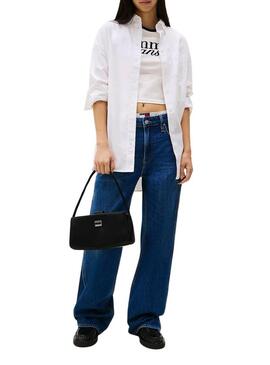 Borsa Tommy Jeans Cool shoulder nera per donna