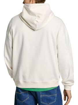 Felpa Pepe Jeans Talbot bianca per uomo