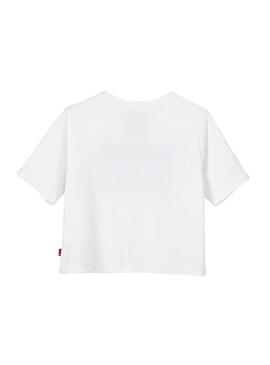 T-Shirt Levis Bacio Bianco Bambina