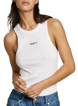 Maglietta Pepe Jeans Marian bianca per donna.