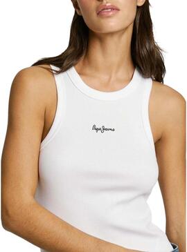 Maglietta Pepe Jeans Marian bianca per donna.