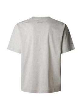 Maglietta Pepe Jeans Presth grigia per uomo
