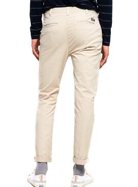 Pantaloni Superdry International Beige Uomo