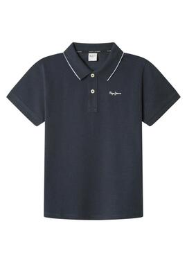 Polo Pepe Jeans Henry blu scuro per bambino