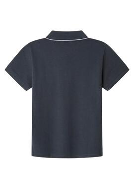 Polo Pepe Jeans Henry blu scuro per bambino