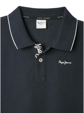 Polo Pepe Jeans Henry blu scuro per bambino