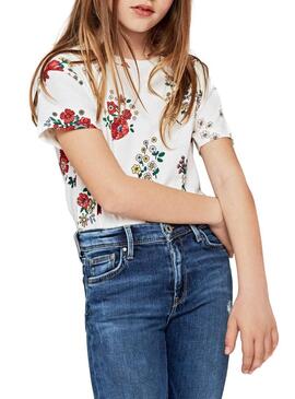 T-Shirt Pepe Jeans Anette Flores Bambina