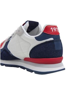 Scarpe Pepe Jeans Brit bianche e blu scuro