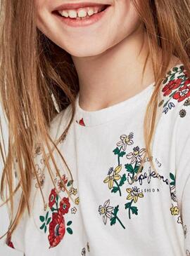 T-Shirt Pepe Jeans Anette Flores Bambina