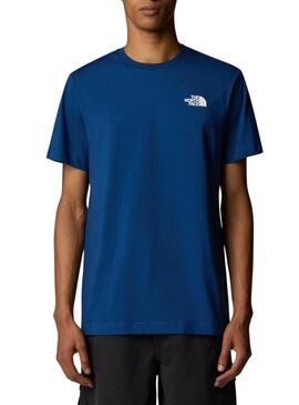 Maglietta The North Face NSE Box blu per uomo