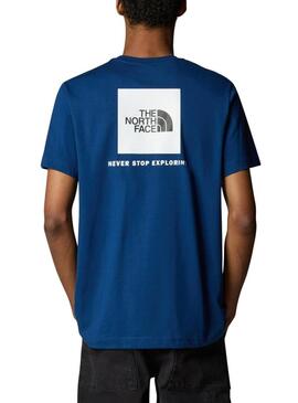 Maglietta The North Face NSE Box blu per uomo