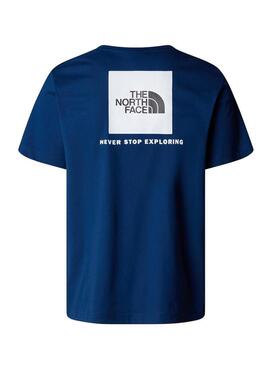 Maglietta The North Face NSE Box blu per uomo