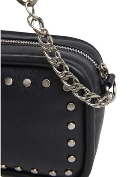 Borsa Pepe Jeans Brianae con borchie nera per donna