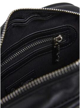 Borsa Pepe Jeans Brianae con borchie nera per donna