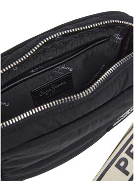 Borsa Pepe Jeans Brianae Blossom nera per donna