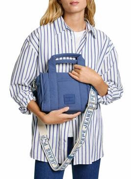 Borsa Pepe Jeans Zadie blu per donna