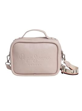 Borsa Pepe Jeans Bassy Main beige per donna