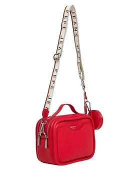 Borsa Pepe Jeans Bassy Main rossa per donna