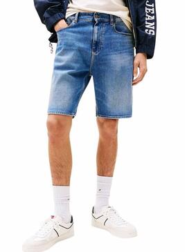 Bermuda Tommy Jeans Isaac blu per uomo